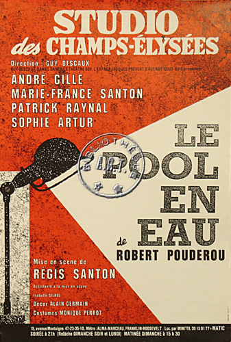 l'affiche originale: Le Pool en eau