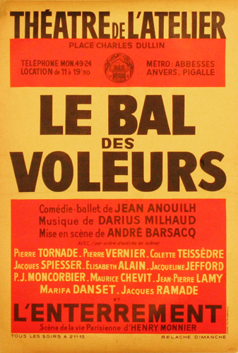 l'affiche originale: Le Bal des voleurs