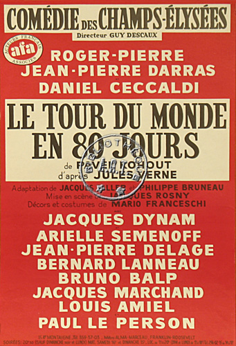 l'affiche originale: Le Tour du monde en 80 jours