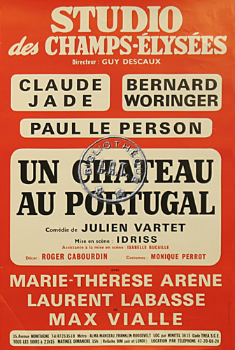 l'affiche originale: Un Château au Portugal