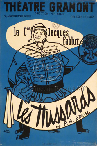 l'affiche originale: Les Hussards