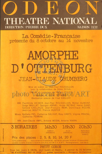 l'affiche originale: Amorphe d'Ottenbourg