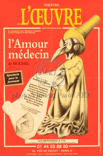 l'affiche originale: L'Amour médecin