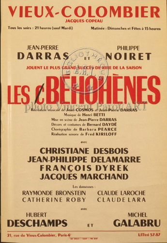 l'affiche originale: Les Behohenes