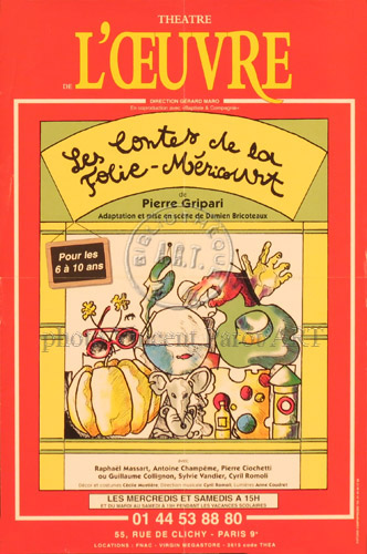l'affiche originale: Les Contes de la Folie-Méricourt