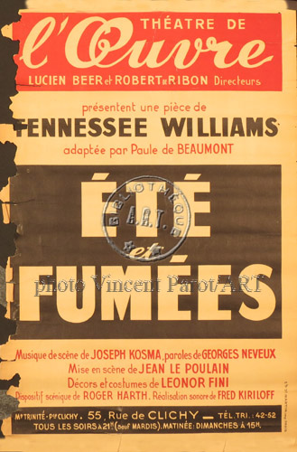 l'affiche originale: Été et fumées
