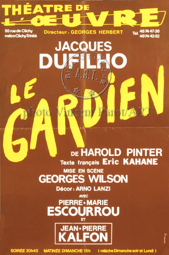 l'affiche originale: Le Gardien