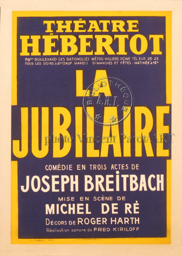 l'affiche originale: La Jubilaire