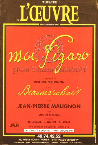 l'affiche originale: Moi, Figaro
