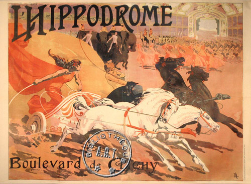 l'affiche originale: L'Hippodrome