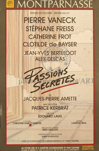 l'affiche originale: Passions secrètes