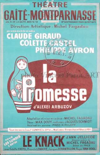 l'affiche originale: La Promesse