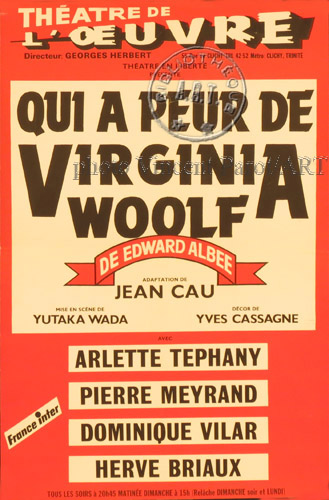 l'affiche originale: Qui a peur de Virginia Woolf