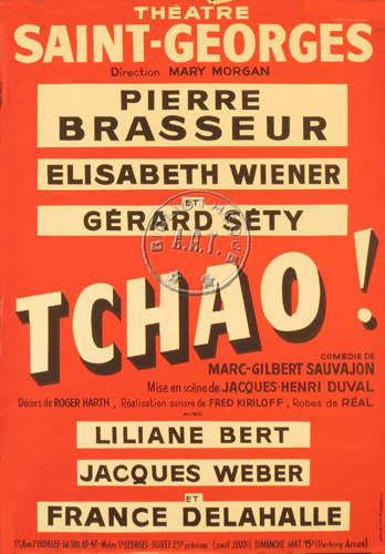 l'affiche originale: Tchao !