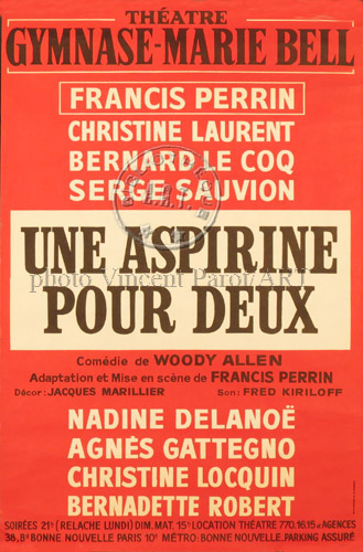 l'affiche originale: Une aspirine pour deux