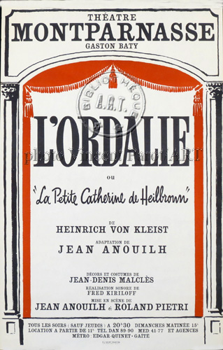 l'affiche originale: L'Ordalie