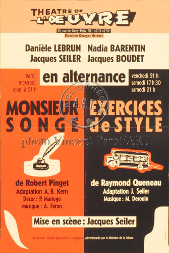 l'affiche originale: Monsieur Songe