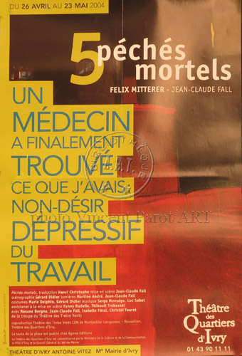 l'affiche originale: 5 péchés mortels