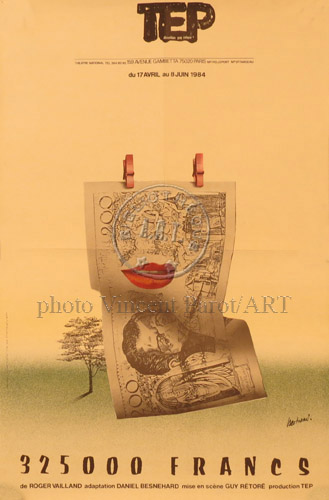 l'affiche originale: 325000 francs