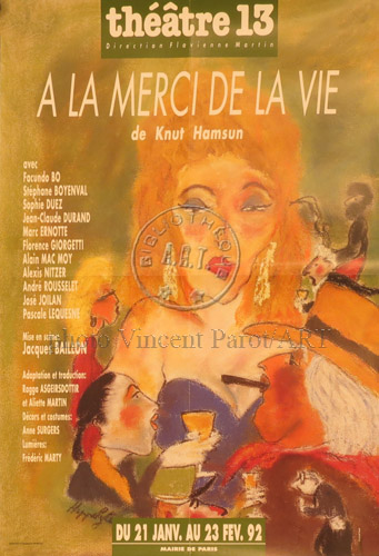 l'affiche originale: À la merci de la vie