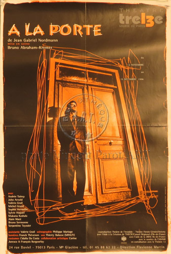 l'affiche originale: À la porte
