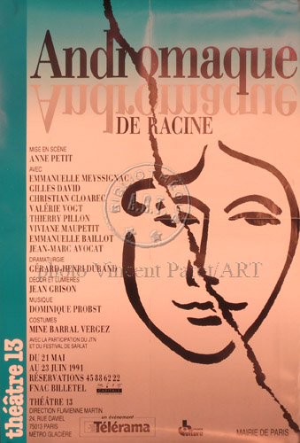 l'affiche originale: Andromaque