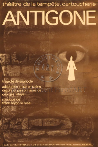 l'affiche originale: Antigone