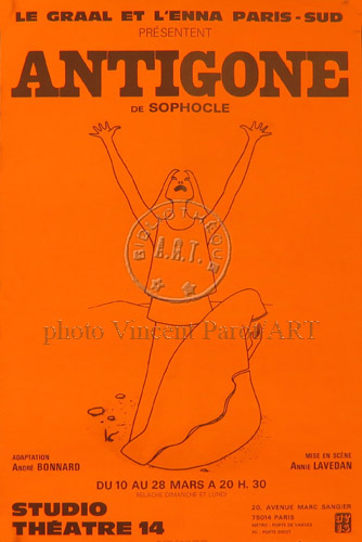 l'affiche originale: Antigone