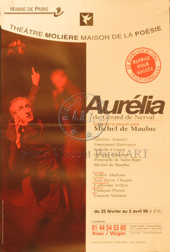 l'affiche originale: Aurélia