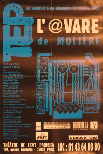 l'affiche originale: L'Avare