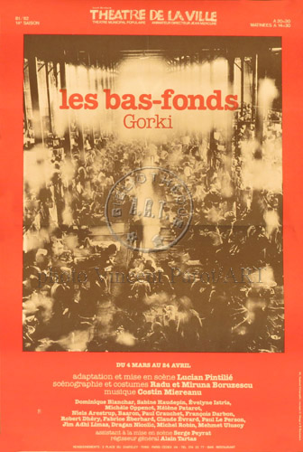 l'affiche originale: Les Bas-fonds