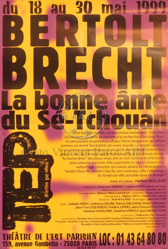 l'affiche originale: La Bonne âme de Sé-Tchouan
