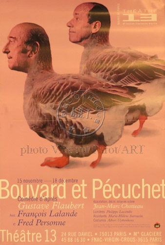 l'affiche originale: Bouvard et Pécuchet
