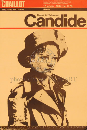 l'affiche originale: Candide