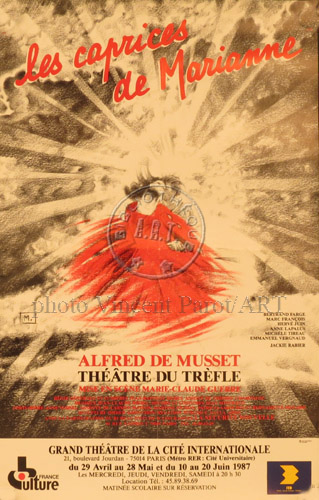 l'affiche originale: Les Caprices de Marianne