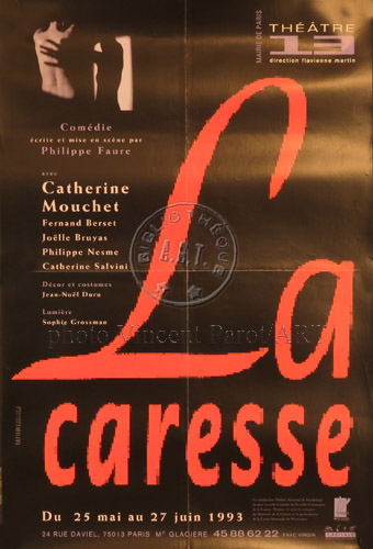 l'affiche originale: La Caresse