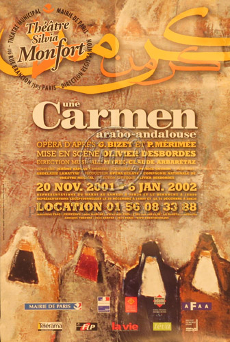 l'affiche originale: Une Carmen arabo-andalouse