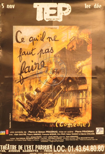 l'affiche originale: Ce qu'il ne faut pas faire