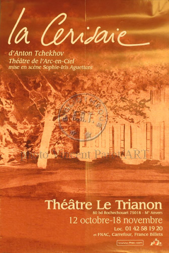 l'affiche originale: La Cerisaie