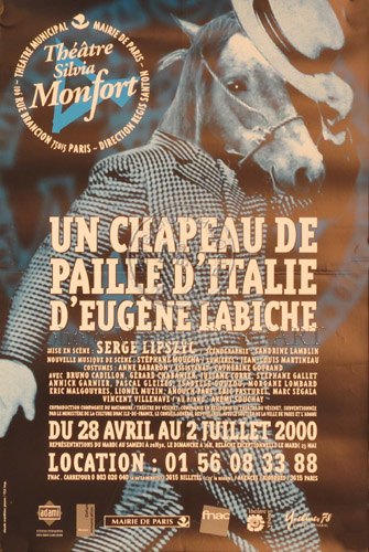 l'affiche originale: Un chapeau de paille d'Italie