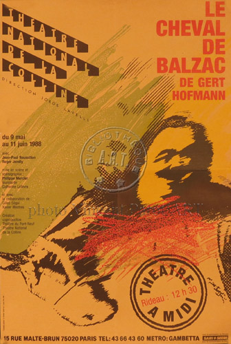 l'affiche originale: Le Cheval de Balzac