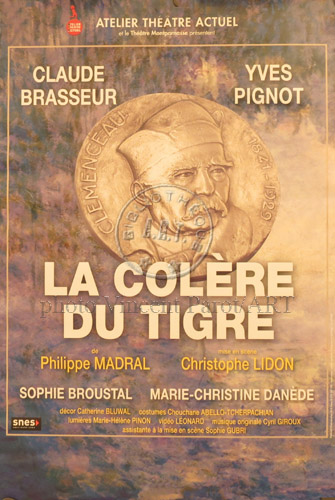 l'affiche originale: La Colère du Tigre