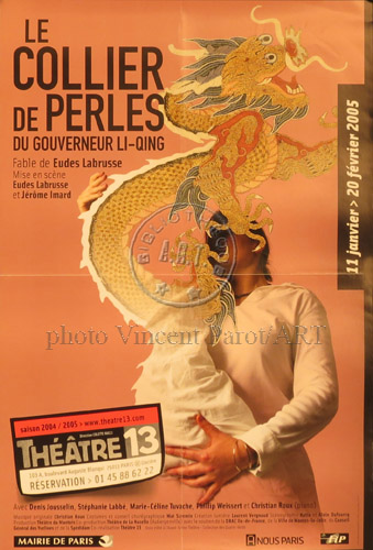 l'affiche originale: Le Collier de perles du gourverneur Li-Quing