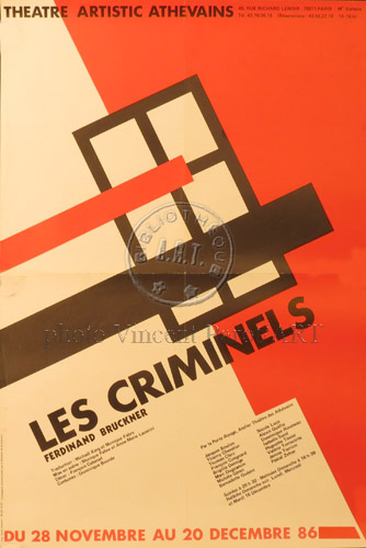 l'affiche originale: Les Criminels