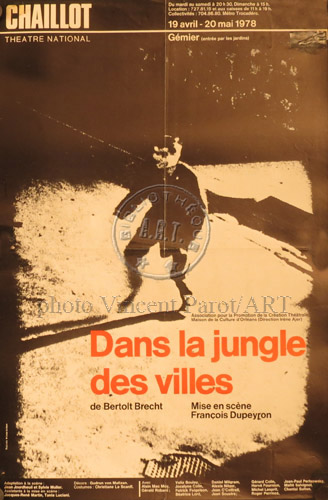 l'affiche originale: Dans la jungle des villes