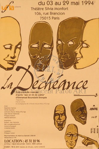 l'affiche originale: La Déchéance