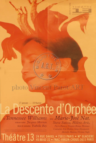 l'affiche originale: La Descente d'Orphée
