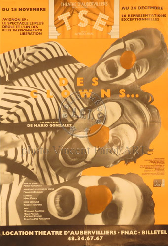 l'affiche originale: Des clowns...