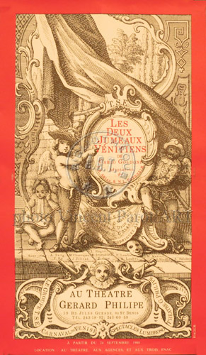 l'affiche originale: Les Deux jumeaux vénitiens