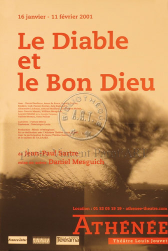 l'affiche originale: Le Diable et le Bon Dieu